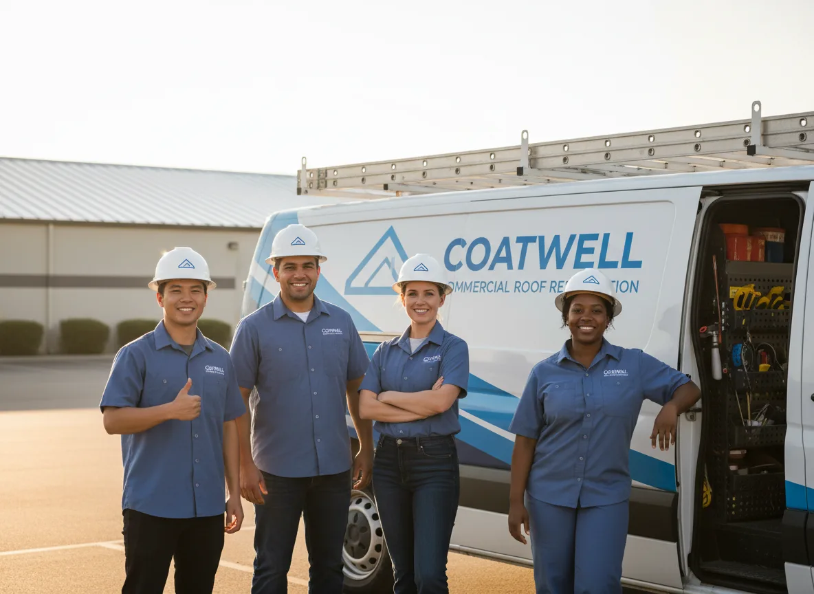Commercial roof coating company in Melrose, MA