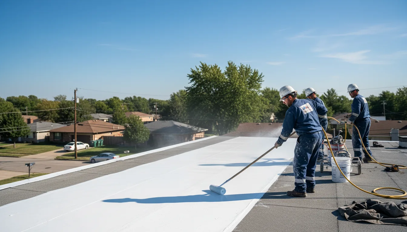 Commercial roof coating in Melrose, MA near me